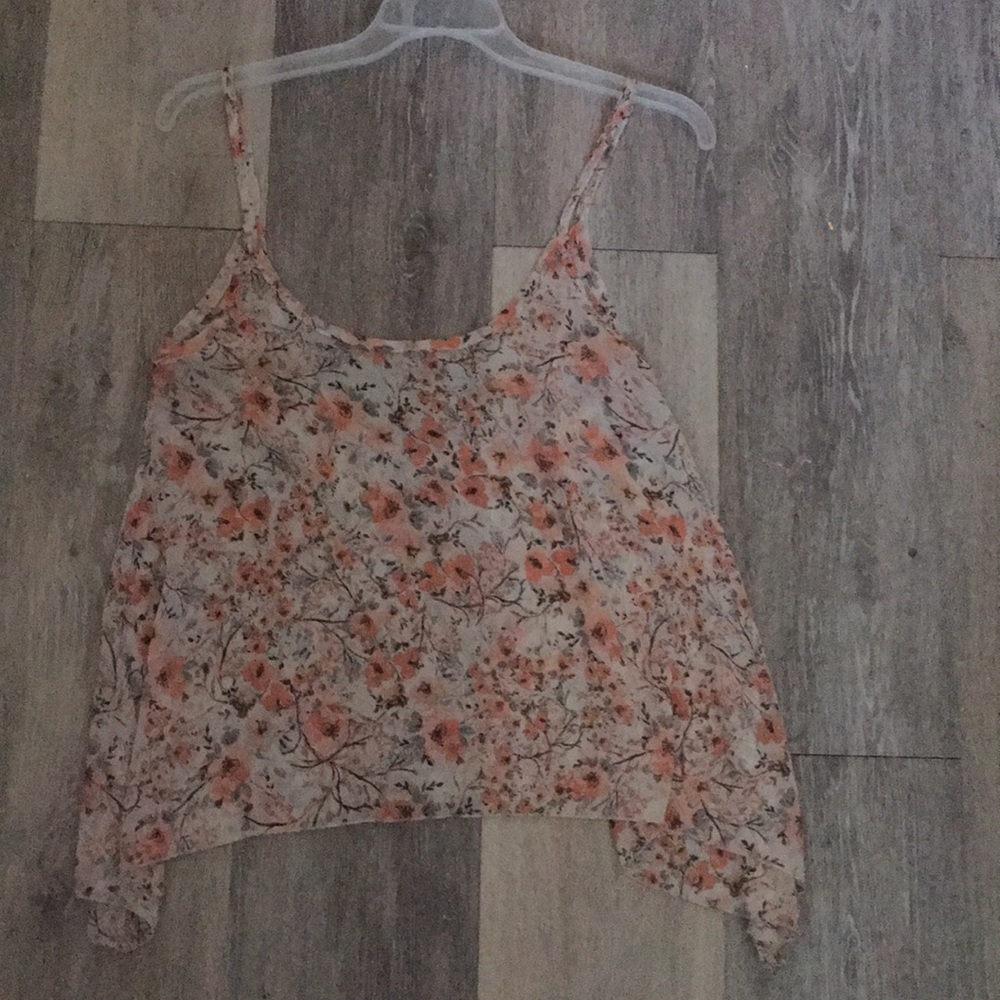 Floral print tank top